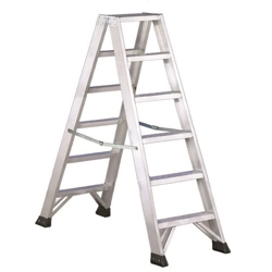 vendita online Scala doppia salita 13 gradini inclusa piattaforma mod.p1 Scale per per pittori e imbianchini Svelt Spa